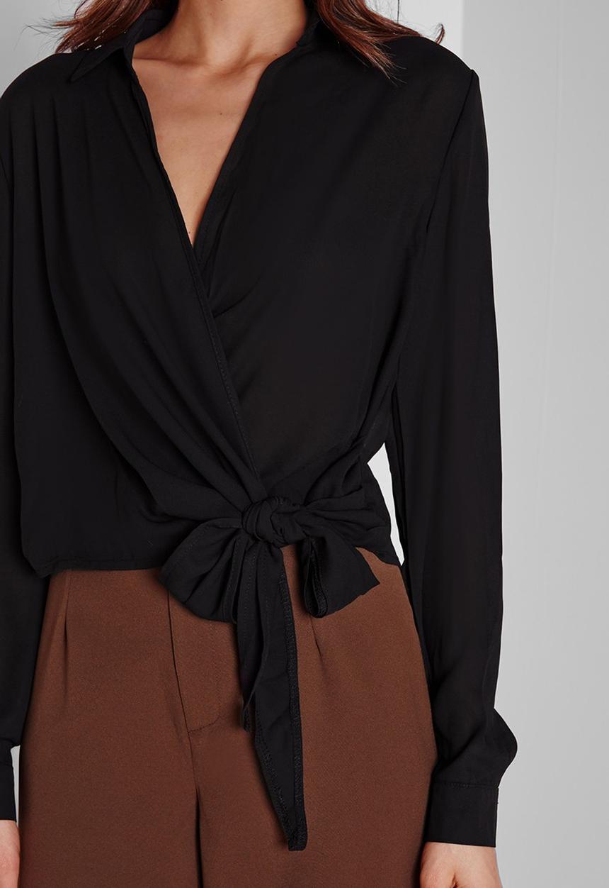 Missguided - Wrap-over blouse