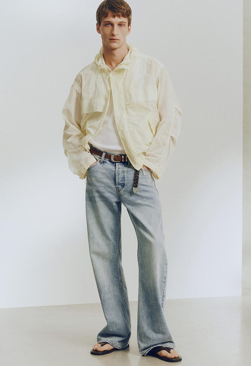 H&M - H&M Atelier: Relaxed bootcut jeans - denim blue
