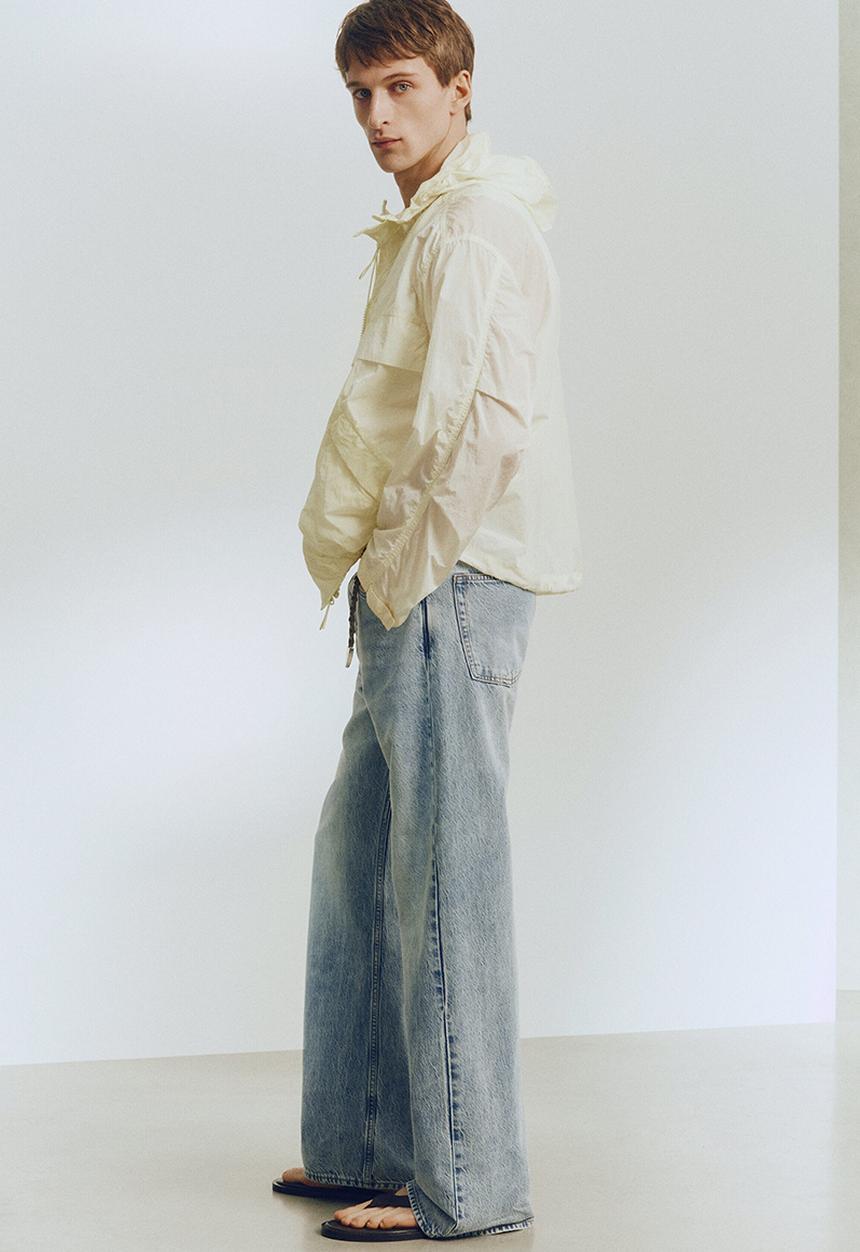 H&M - H&M Atelier: Relaxed bootcut jeans - denim blue