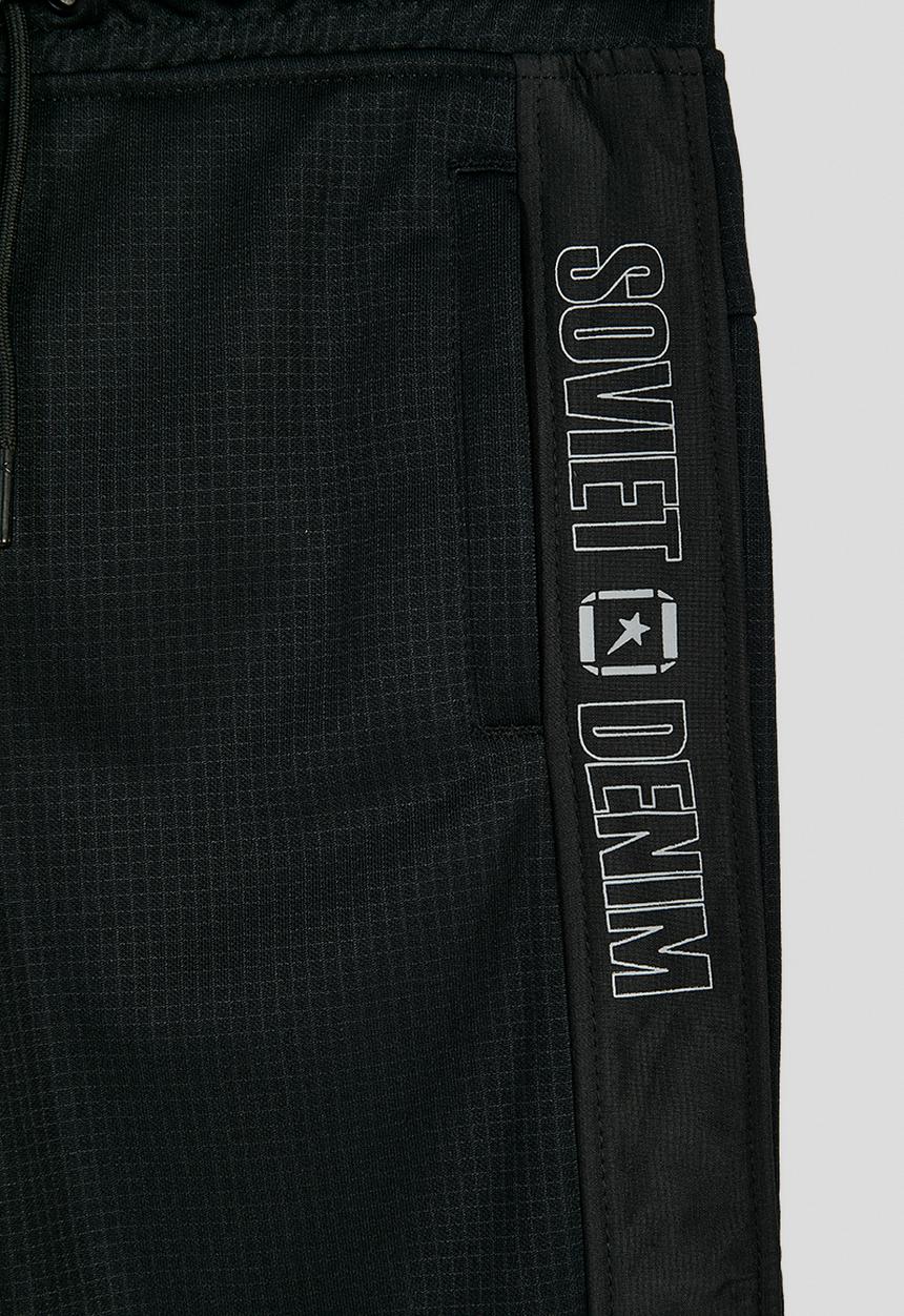SOVIET - Boys Printed Track Pants - Black