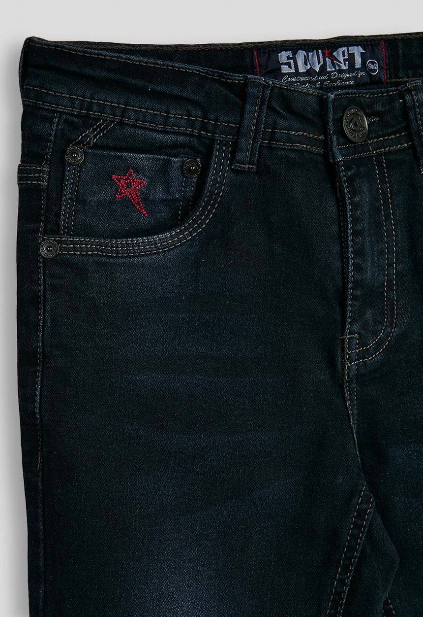 SOVIET - Boys Skinny Fashion Denim - Blue Black
