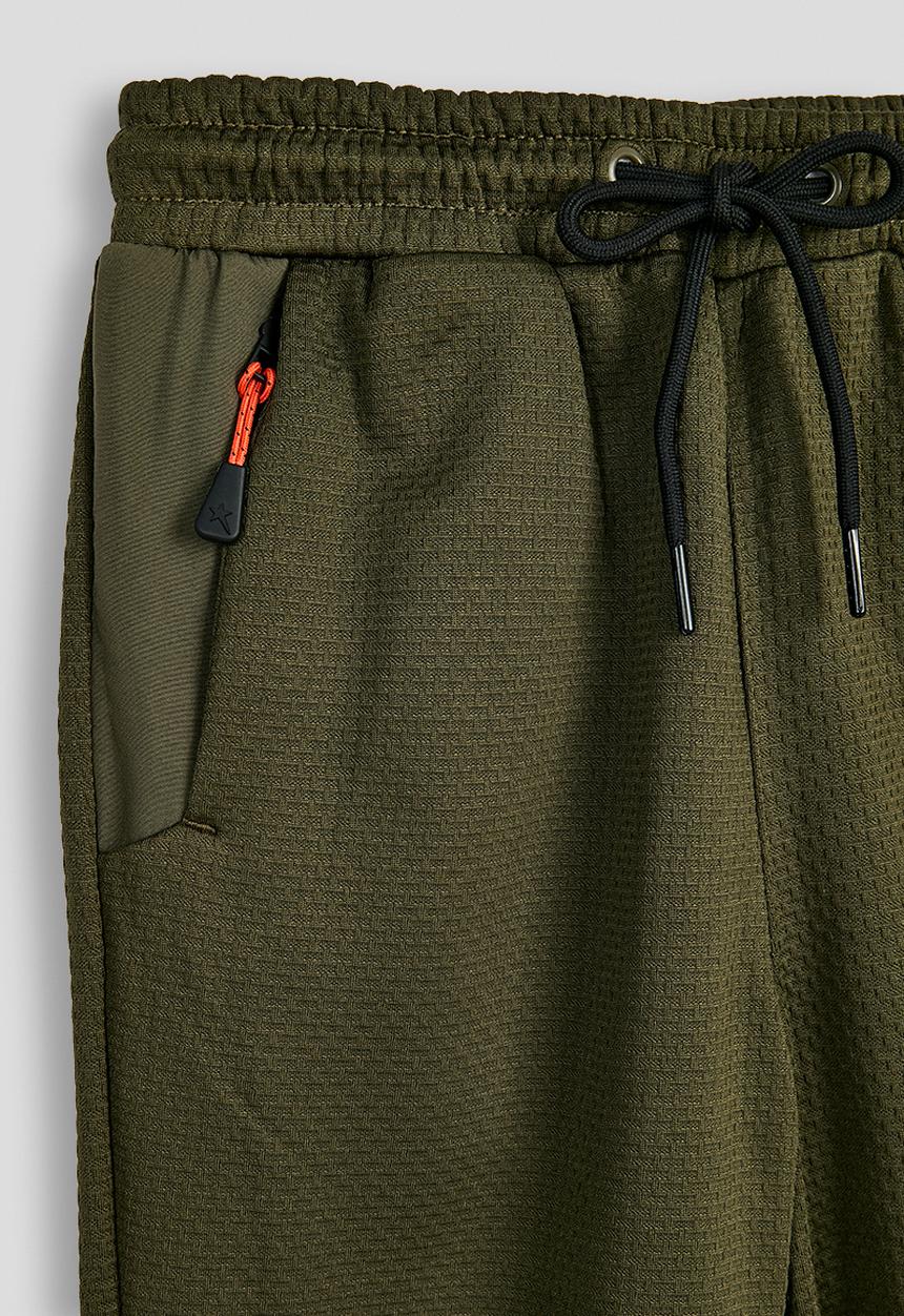 SOVIET - Boys Printed Track Pants - Olive