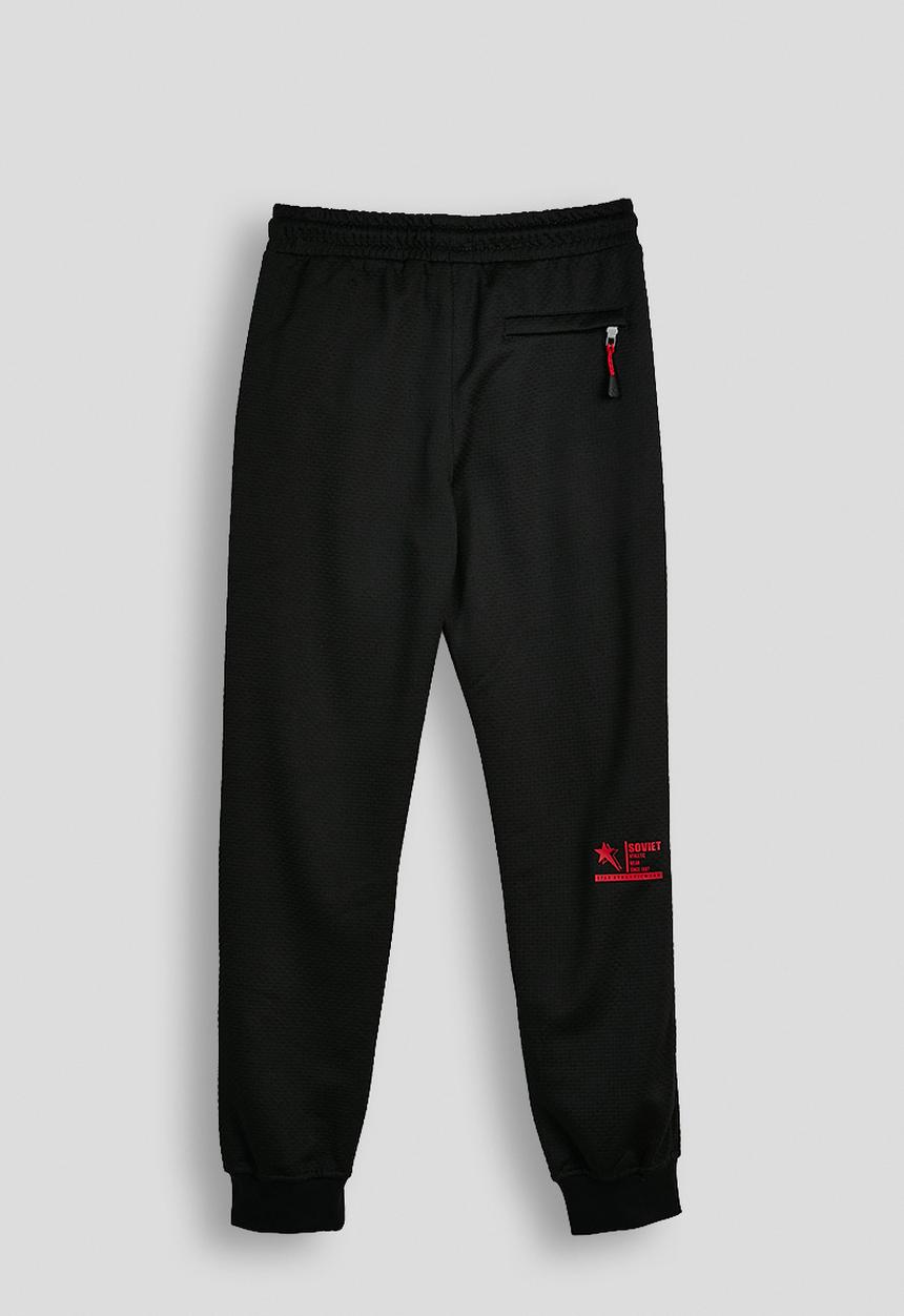 SOVIET - Boys Printed Track Pants - Black