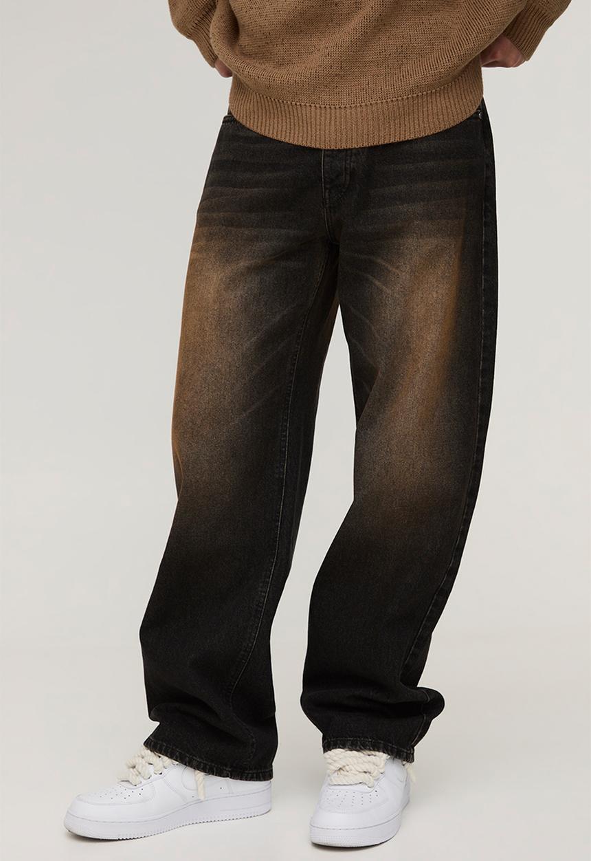 boohooMAN - Relaxed Fit Vintage Washed Jeans - Vintage Wash