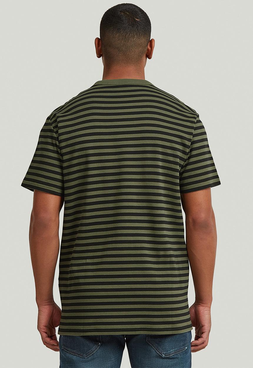 G-STAR - Nifous Stripe R T - Four Leave Clover/DK Black Stripe