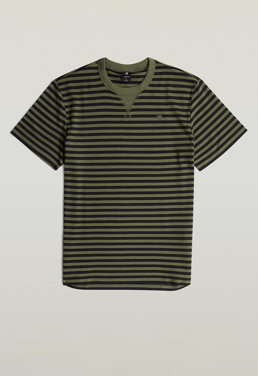 G-STAR - Nifous Stripe R T - Four Leave Clover/DK Black Stripe
