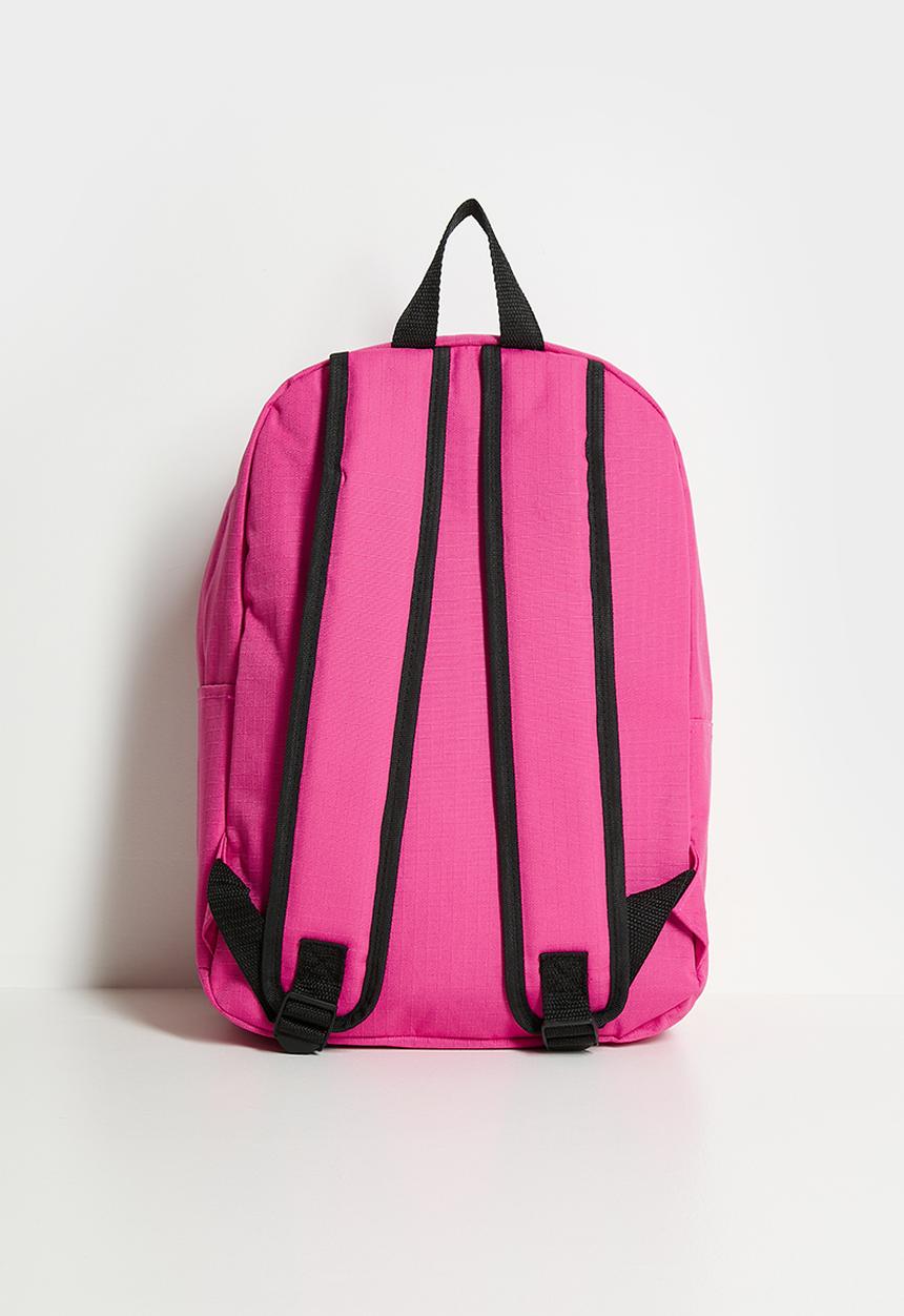SOVIET - Reggae Backpack 2 Tone- Contrast Pocket - Lt Fuschia & Pink