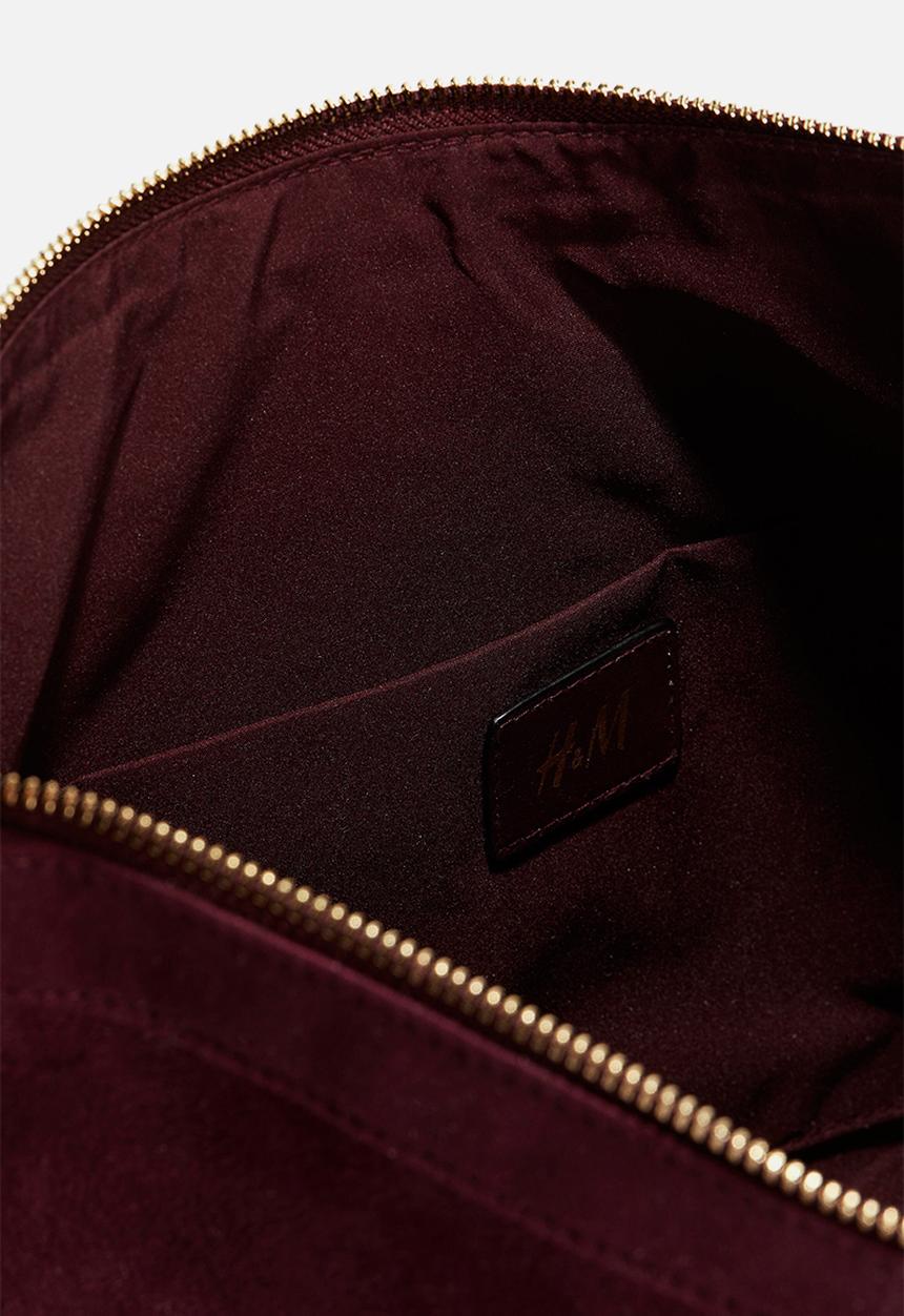 H&M - Shoulder bag - burgundy 