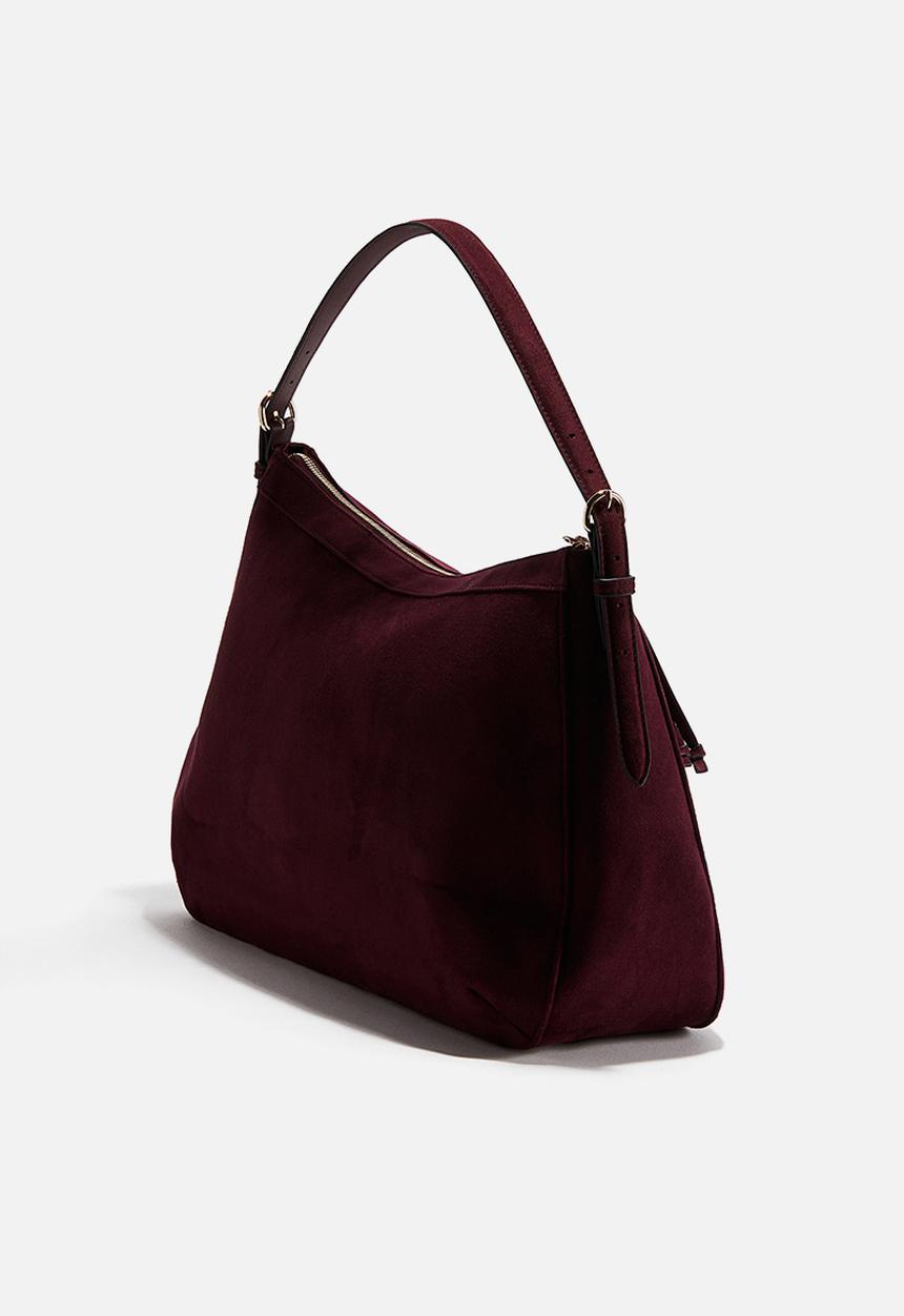 H&M - Shoulder bag - burgundy 