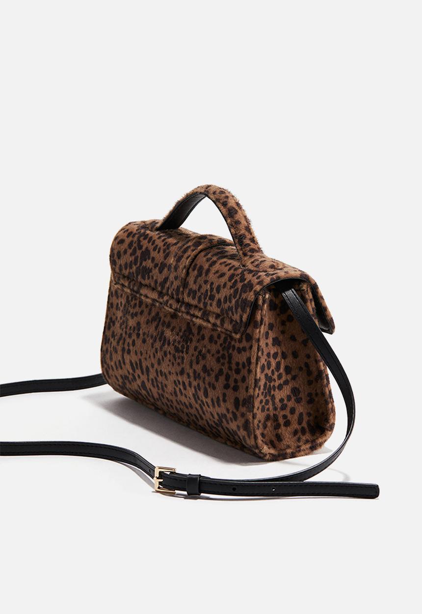 H&M - Crossbody bag - brown & leopard print