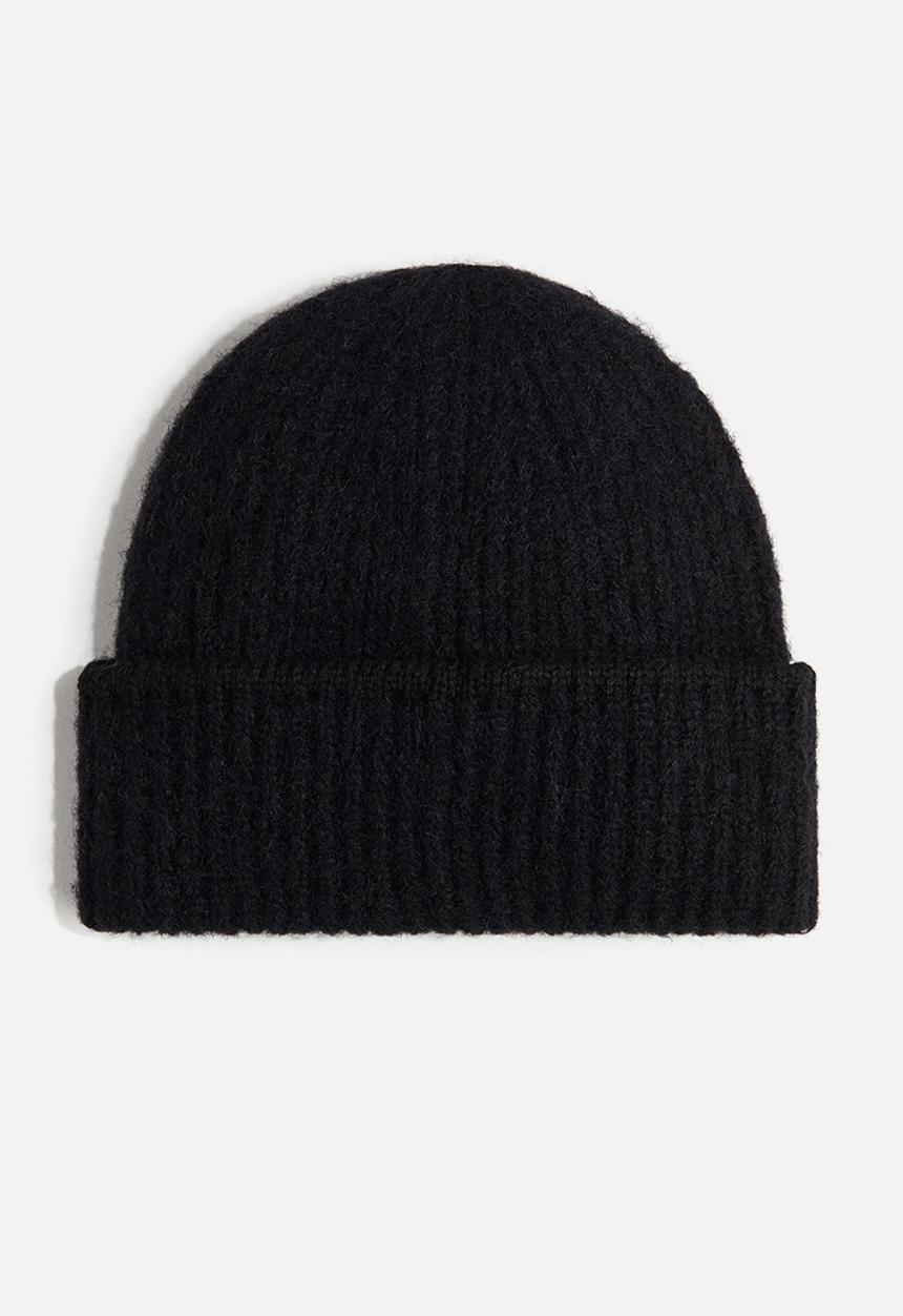 H&M - Soft-brushed beanie - black