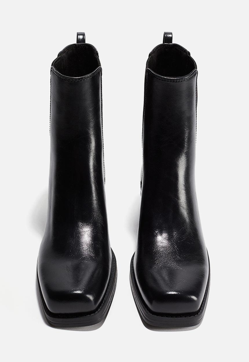 H&M - Square-toe chelsea boots - black