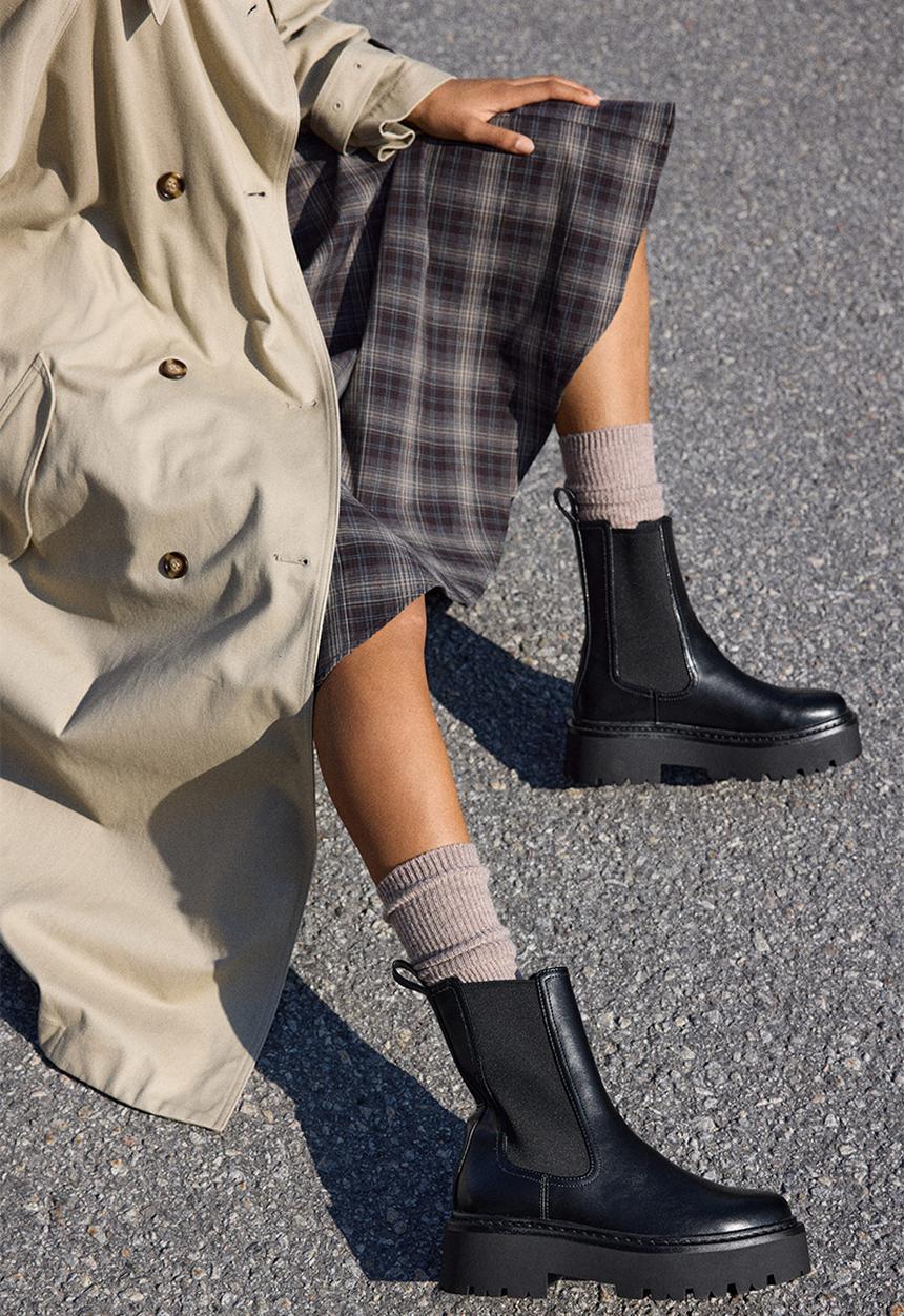 H&M - Chunky chelsea boots - black