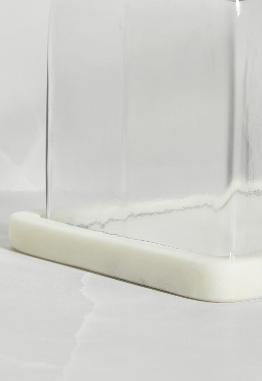 Sixth Floor - Marble Butter Dish - Natural