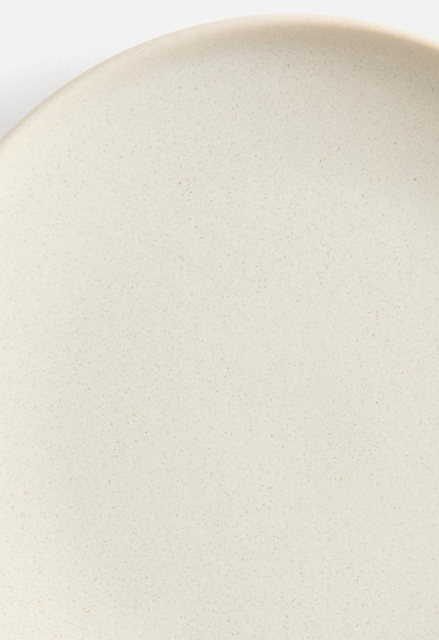 H&M - Reactive-glaze side plate - beige