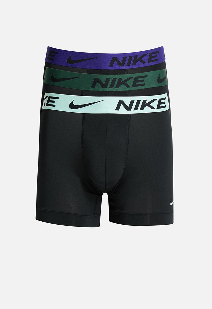 Nike - Boxer brief 3pk - blk mint foam/deep ryal blue/fir wb