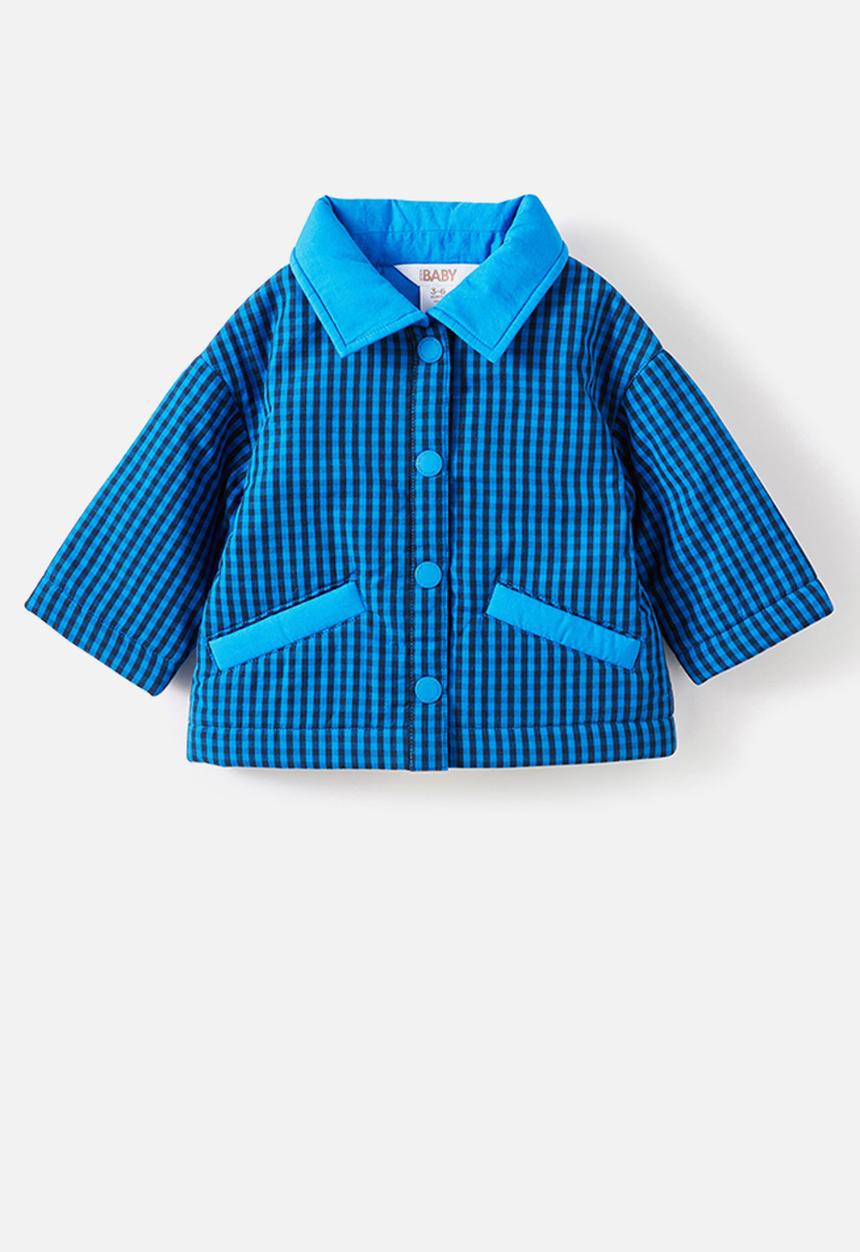 Cotton On - Arlo Jacket -Harbour Blue Check