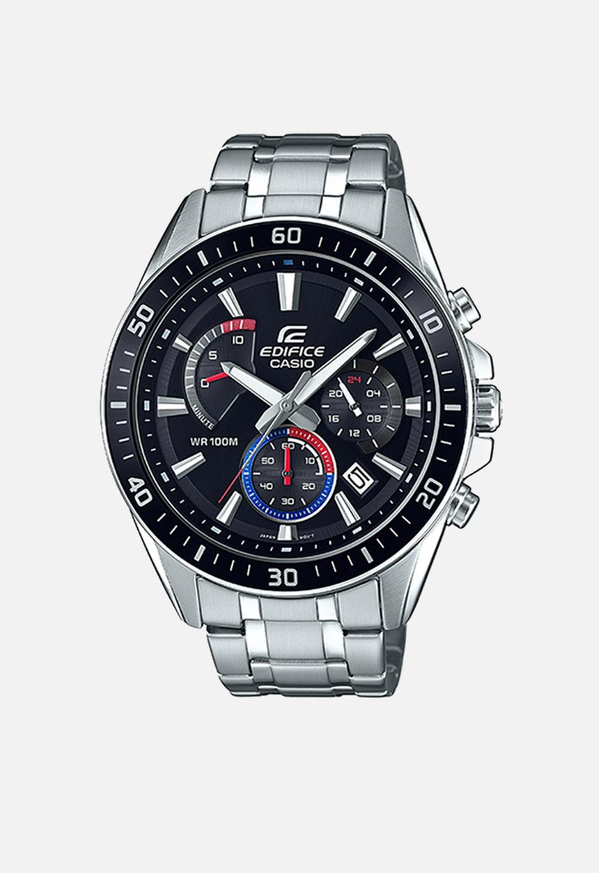 Casio - Edifice Ss Date Retrograd - Silver