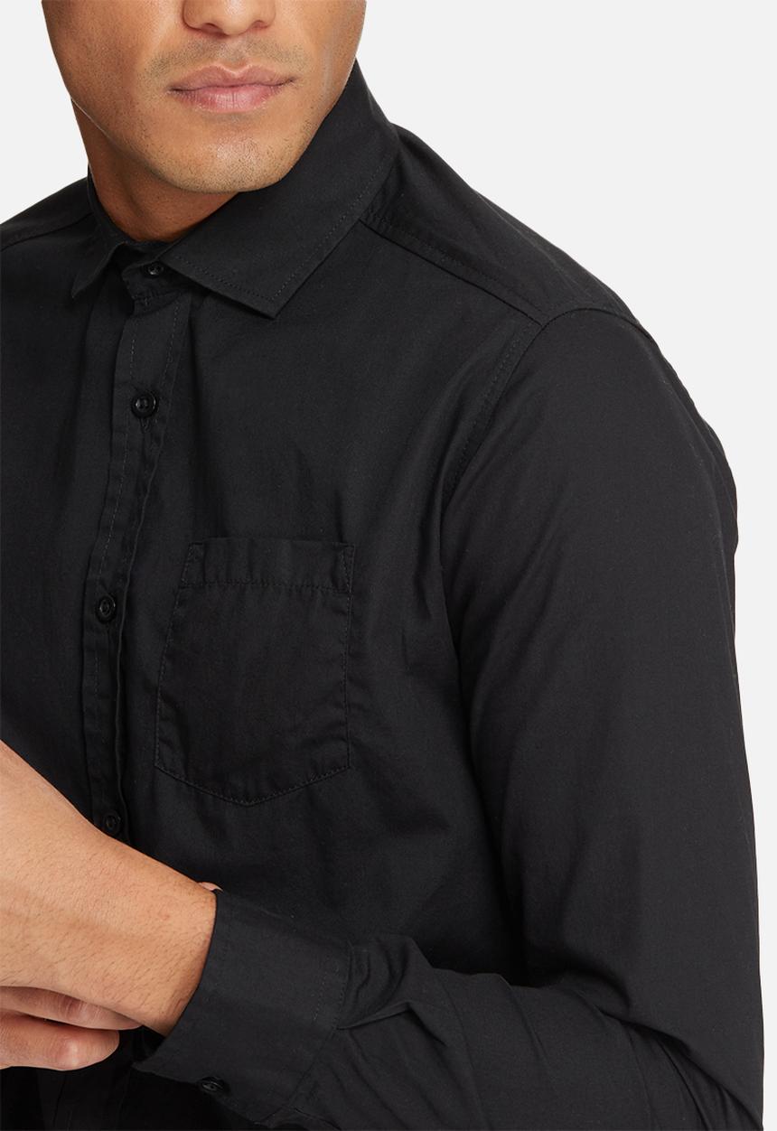 basicthread - Poplin slim fit shirt