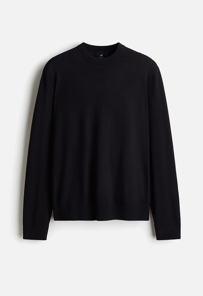 H&M - Regular fit merino wool jumper - blue