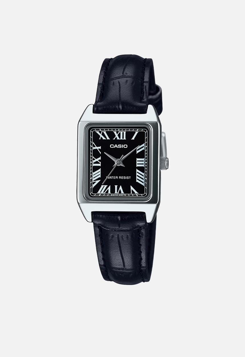 Casio - Analog Band White Dial - Black