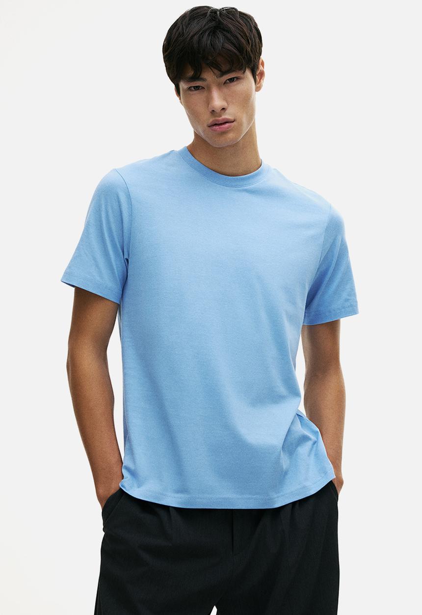 H&M - Regular fit t-shirt - light blue