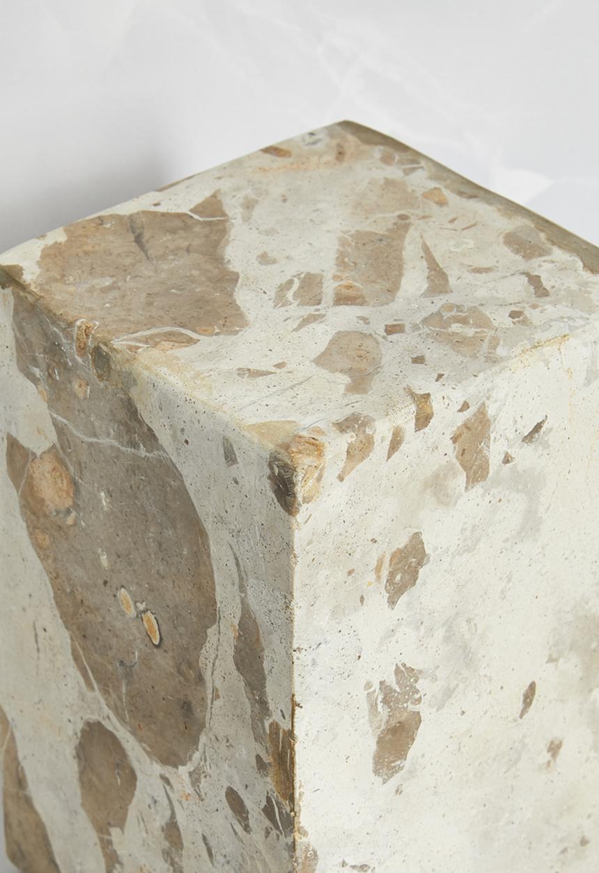 Sixth Floor - Block Marble Bookend set of 2 - Choc