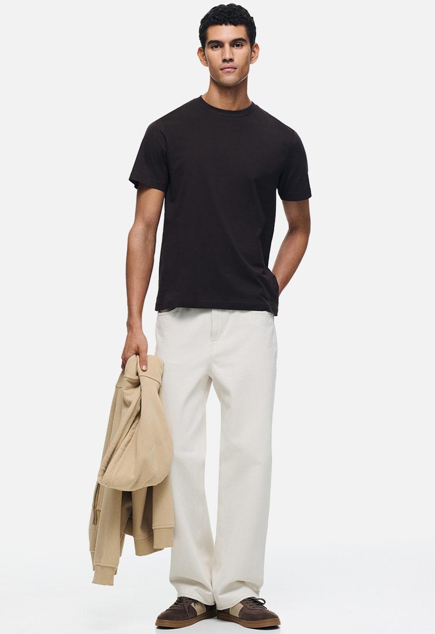 H&M - Regular fit t-shirt - brown