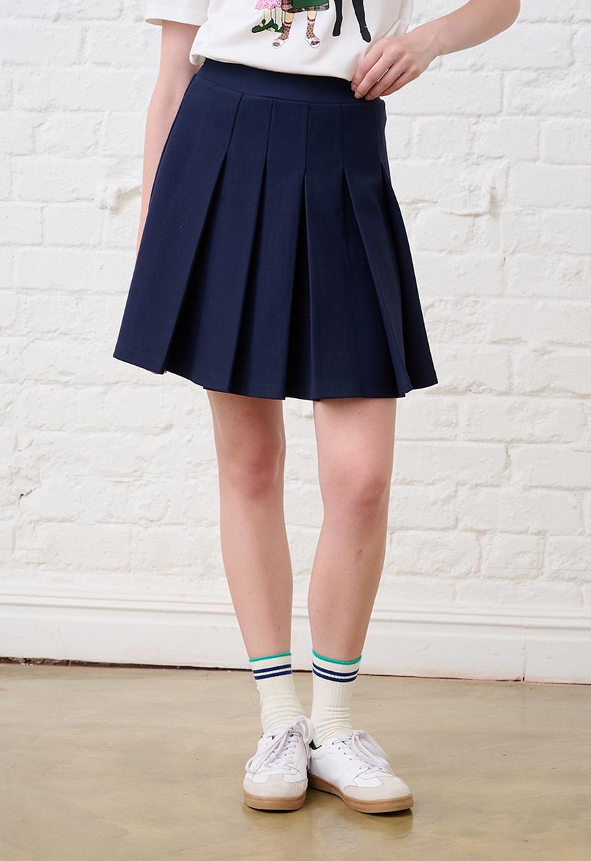 Me&B - Ponti Mini Skirt - Ink