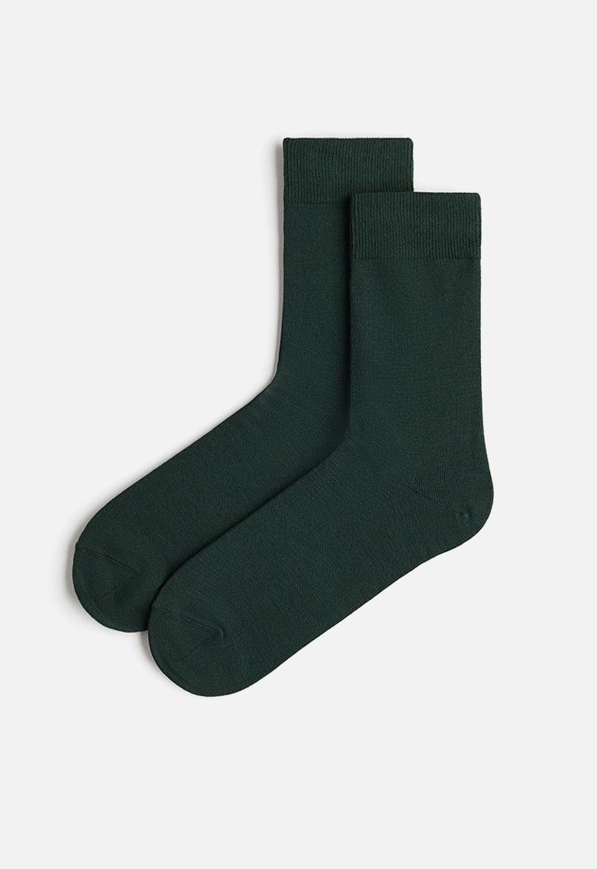 H&M - 5-pack socks - dark green/brown/white