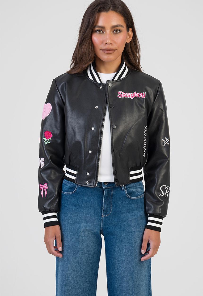 SISSY BOY - It's Electrifying Bomber Jacket - Black
