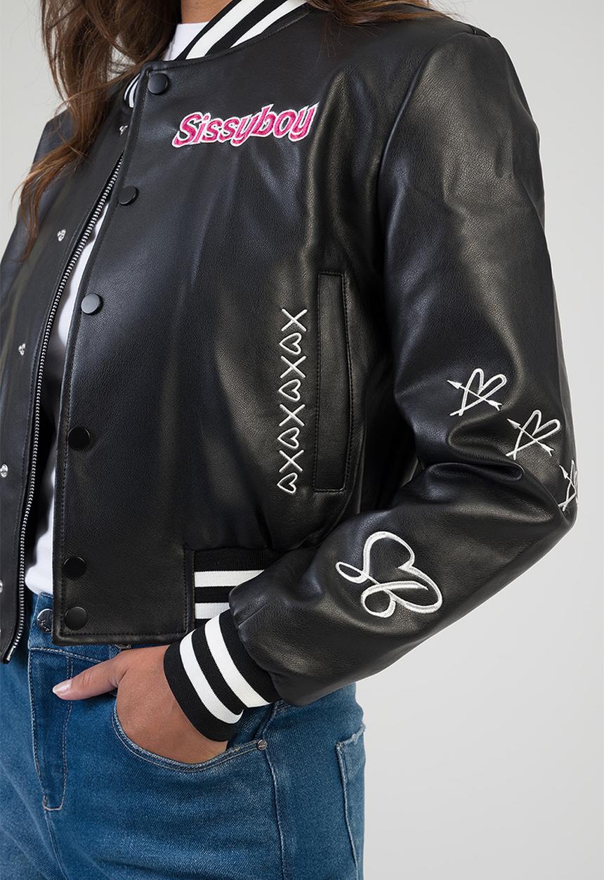 SISSY BOY - It's Electrifying Bomber Jacket - Black