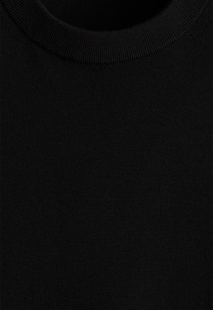 H&M - Regular fit merino wool jumper - black