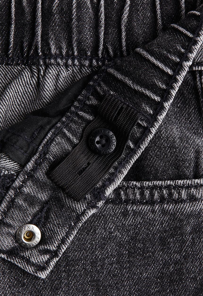 H&M - Relaxed tapered fit jeans - dark grey -