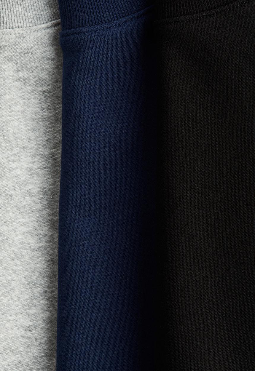 H&M - 3-Pack sweatshirts - light grey marl & dark blue