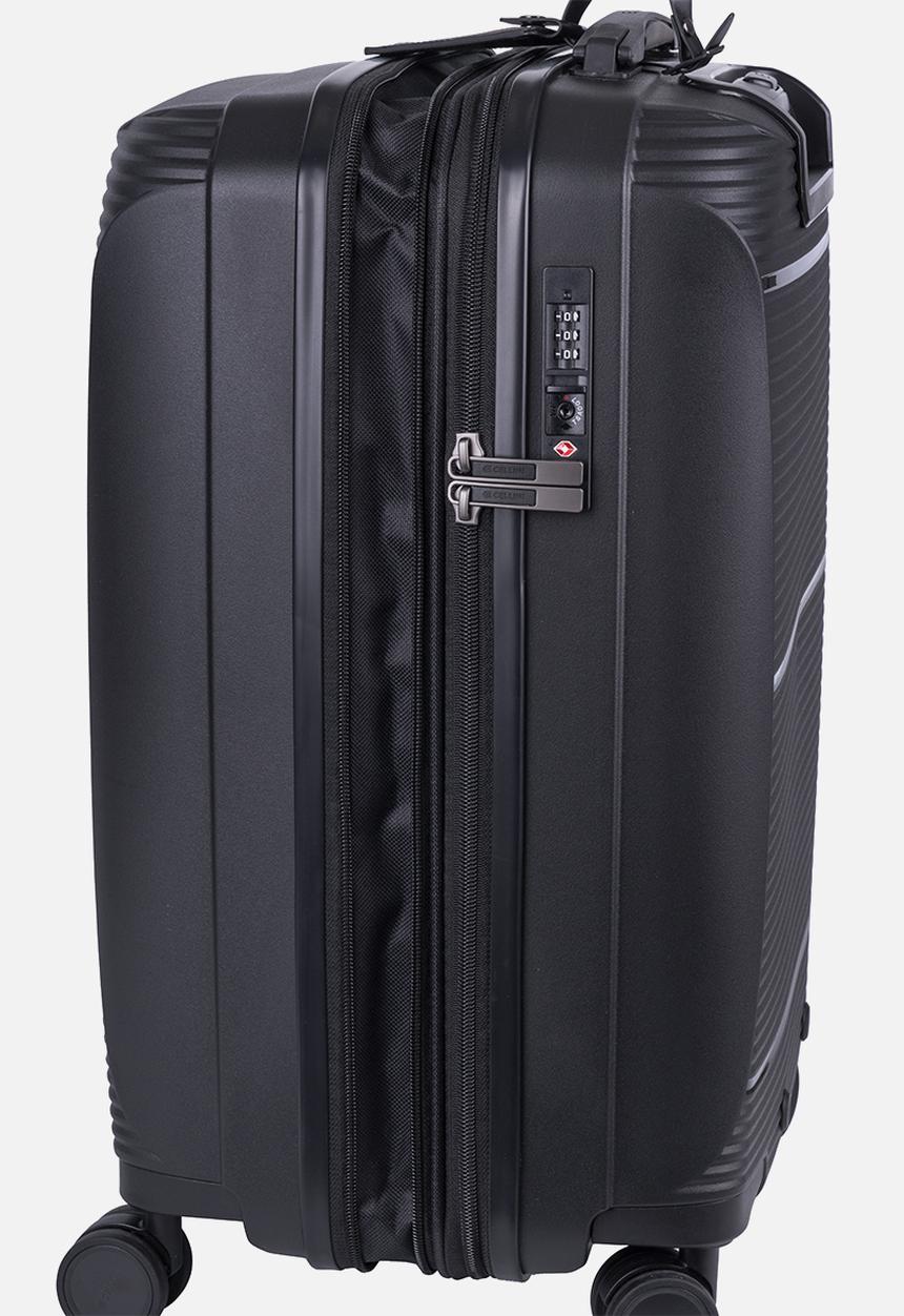 Cellini - QWEST CARRY ON TROLLEY CASE - BLACK
