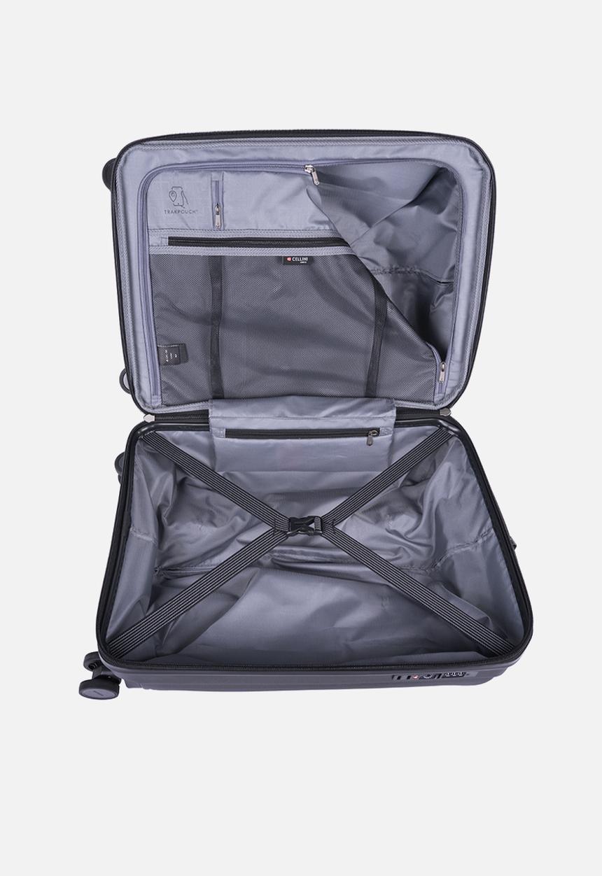Cellini - QWEST CARRY ON TROLLEY CASE - BLACK