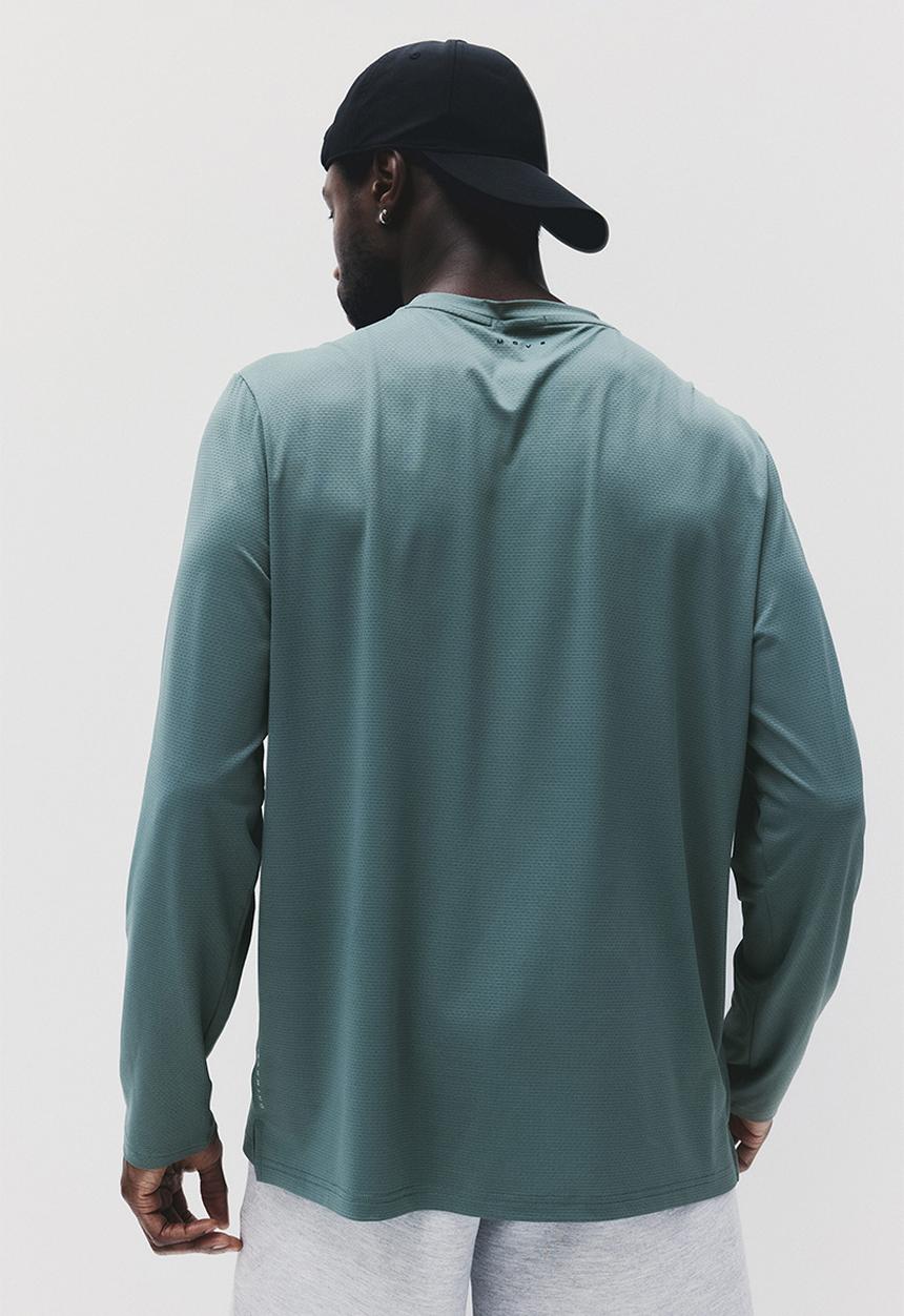 H&M - Long-sleeved sports top with drymove™ - green