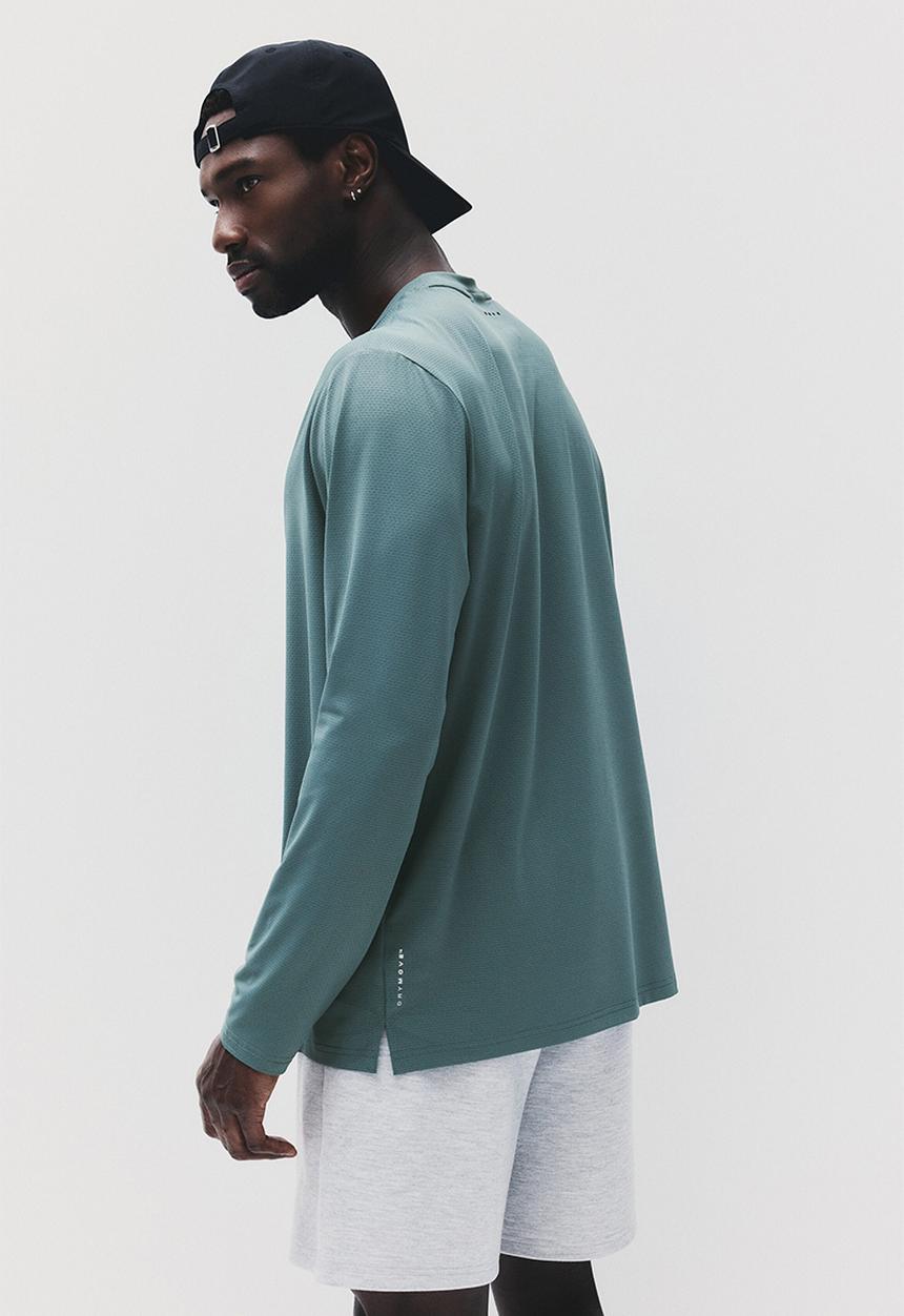 H&M - Long-sleeved sports top with drymove™ - green