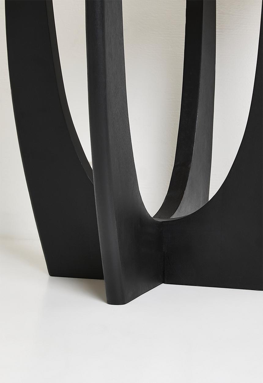 Sixth Floor - Ivory Side Table - Black & Marble