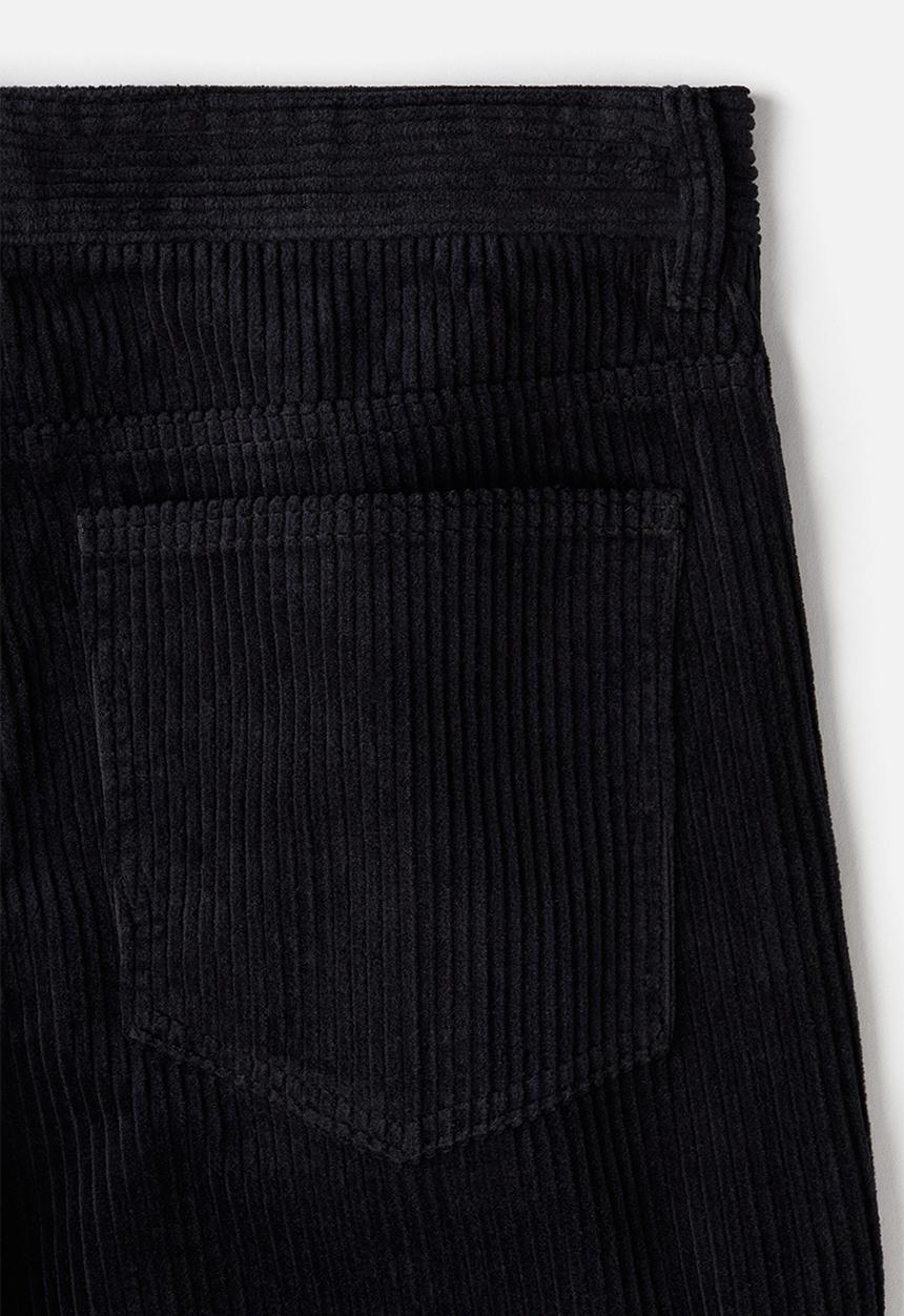 H&M - Relaxed fit corduroy trousers - navy blue