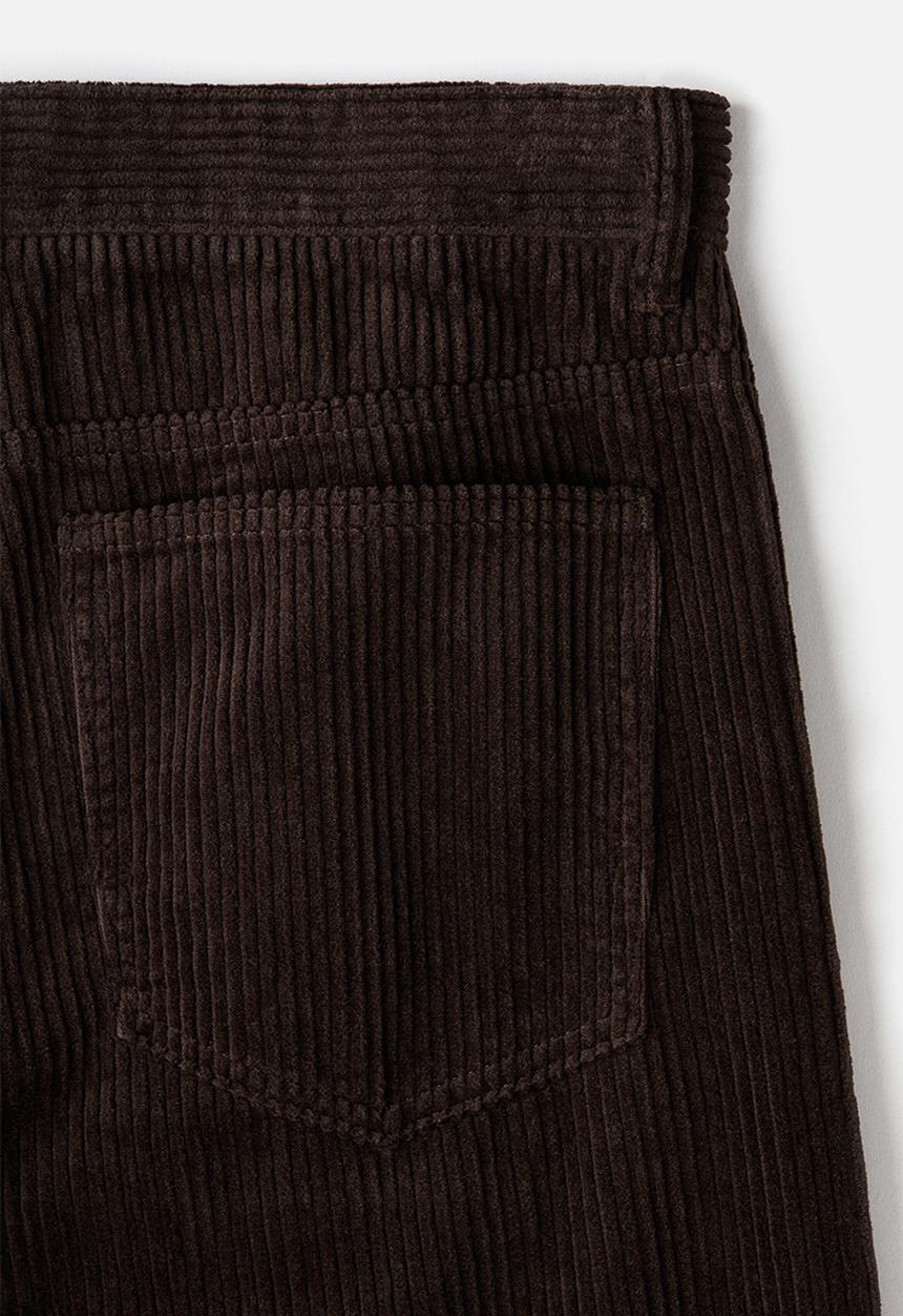 H&M - Relaxed fit corduroy trousers -  dark brown