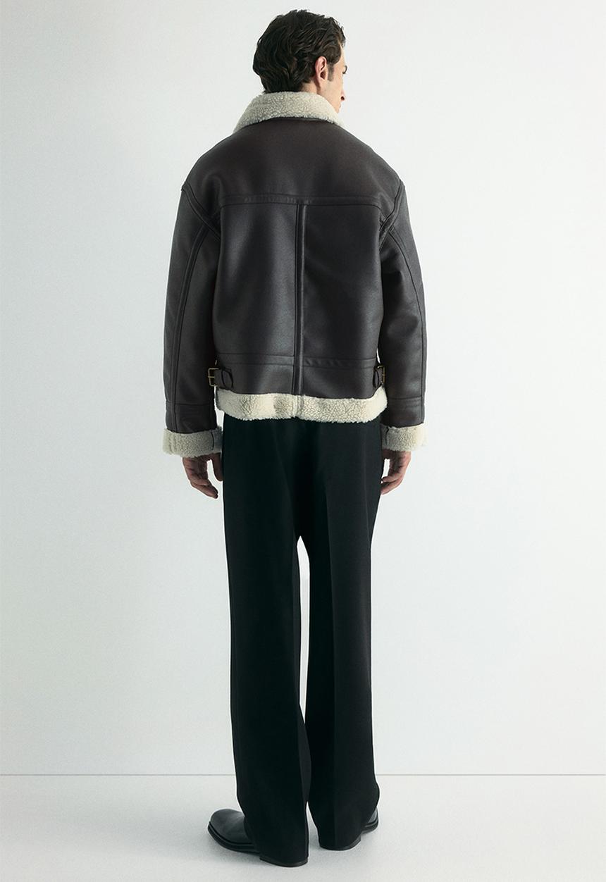 H&M - Aviator jacket - brown