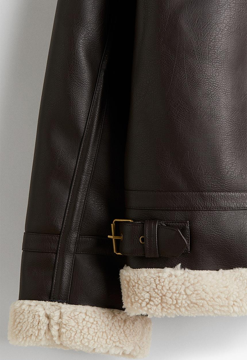 H&M - Aviator jacket - brown