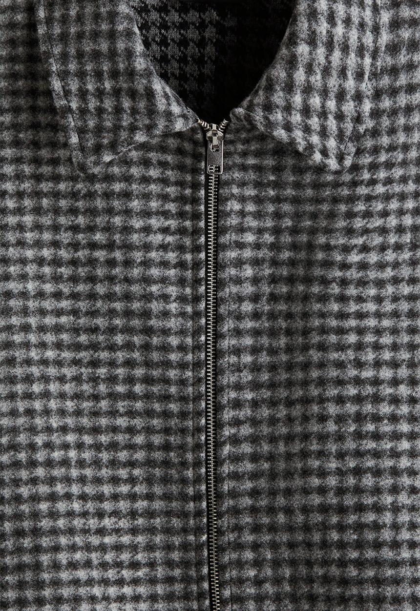 H&M - Regular fit felted overshirt - grey