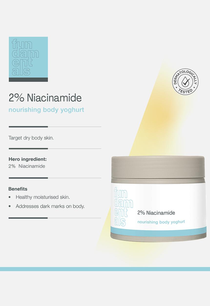 Fundamentals Skincare - 2% Niacinamide Nourishing Body Yogurt