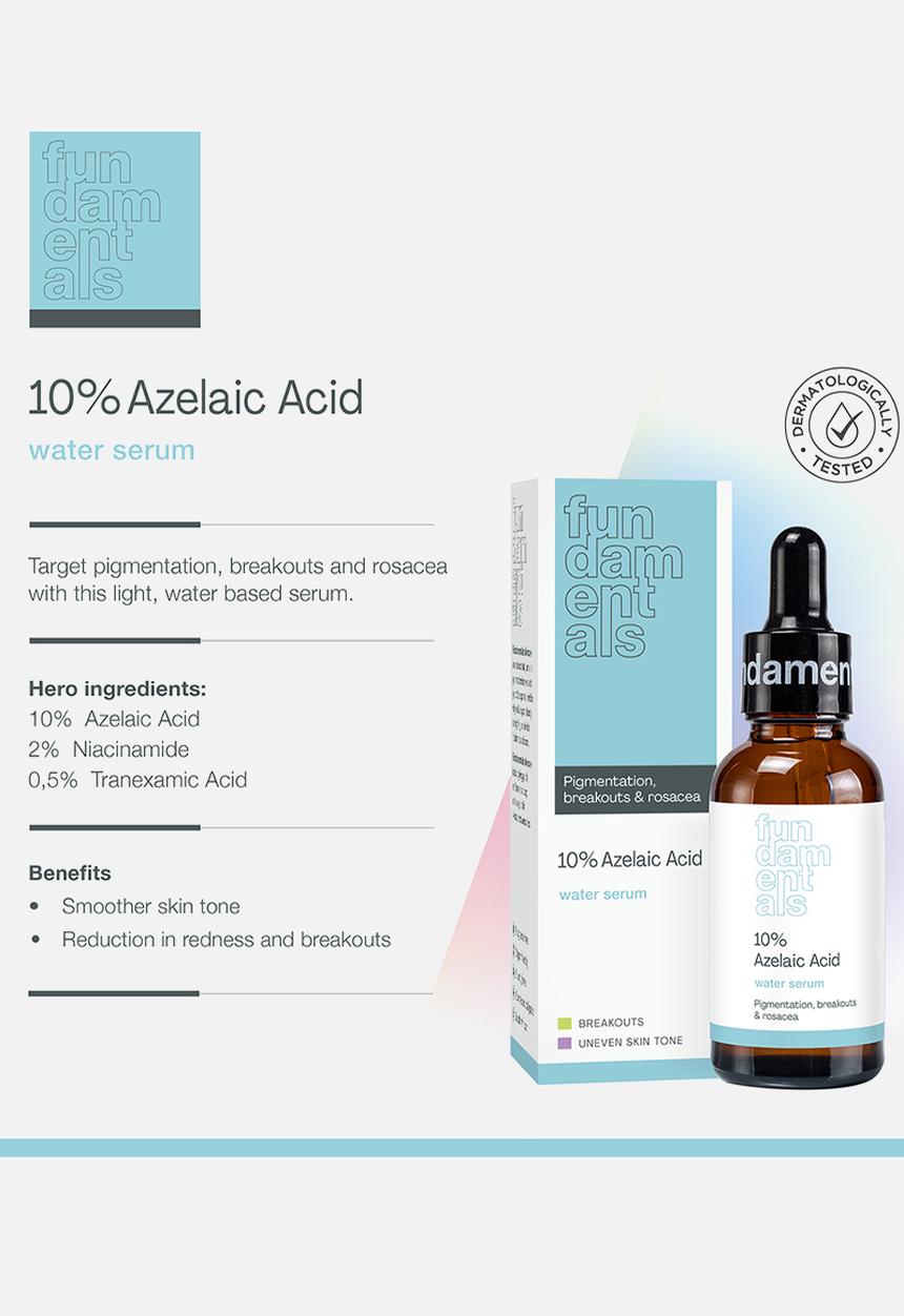 Fundamentals Skincare - 10% Azelaic Acid Water Serum
