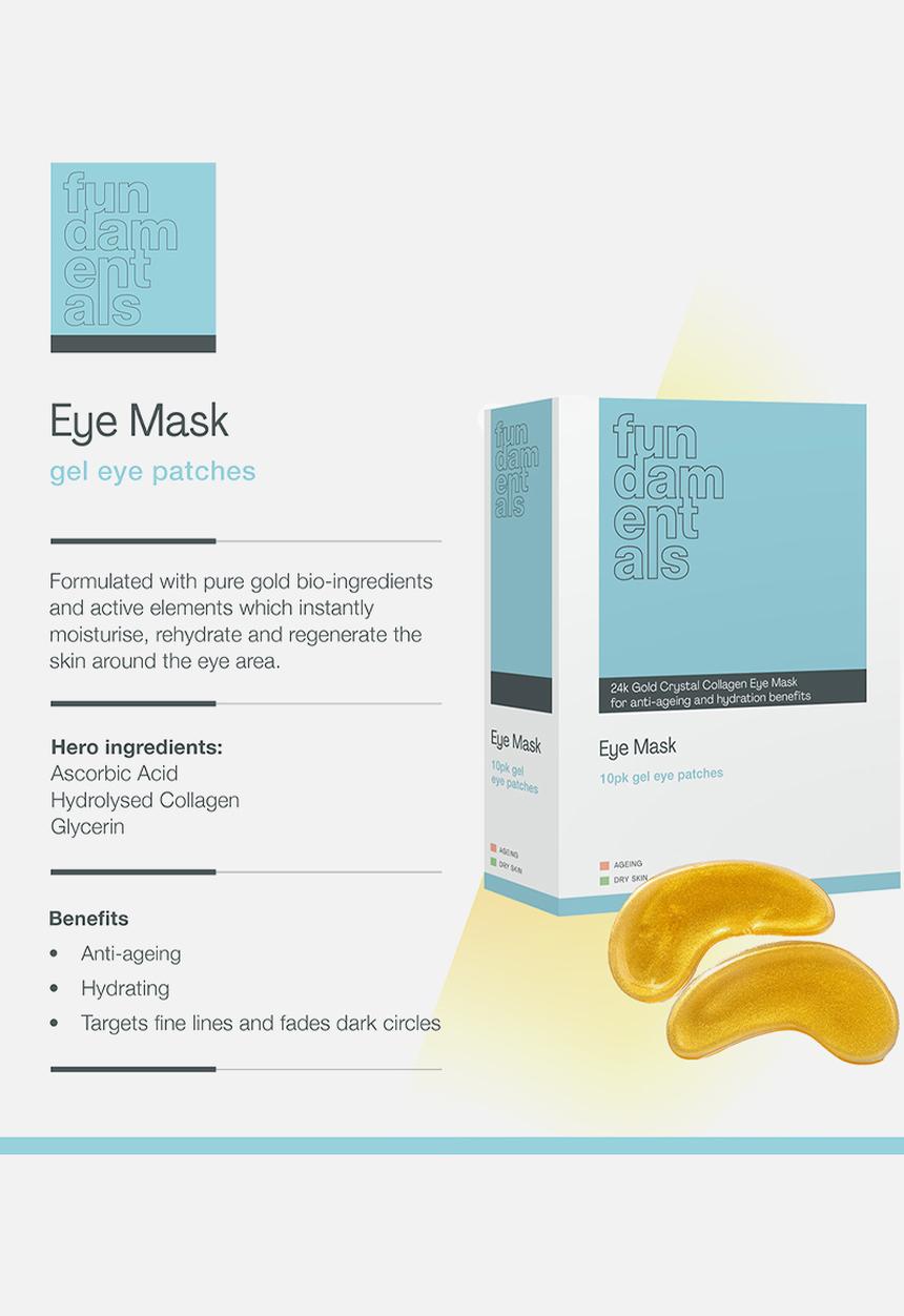 Fundamentals Skincare - 24K Gold Crystal Gold Collegan Eye Mask