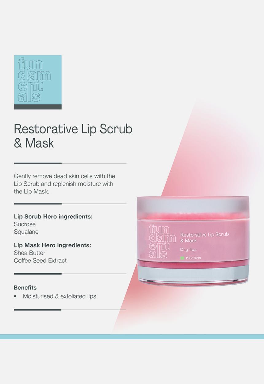 Fundamentals Skincare - Restorative Lip Scrub & Mask