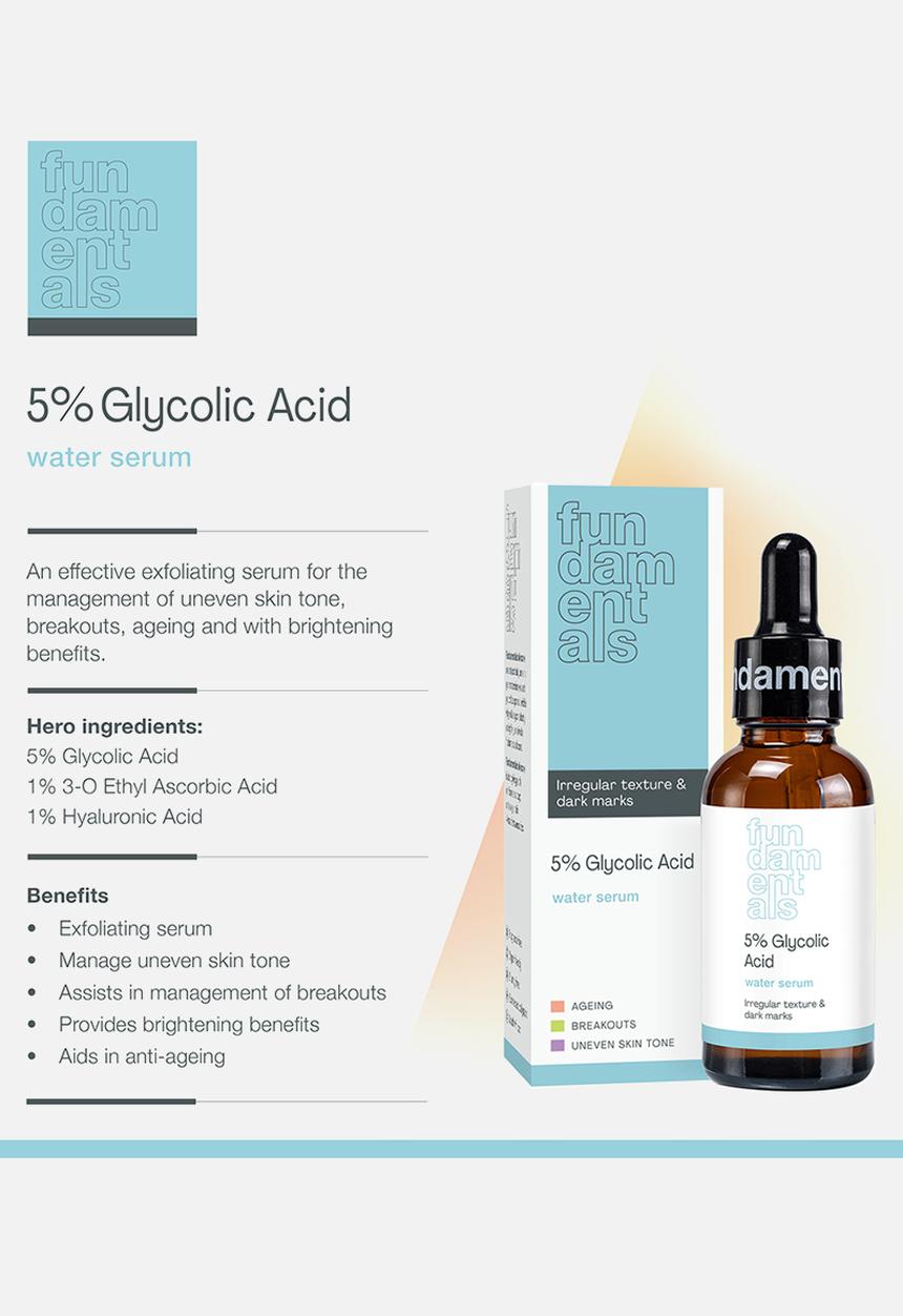 Fundamentals Skincare - 5% Glycolic Acid